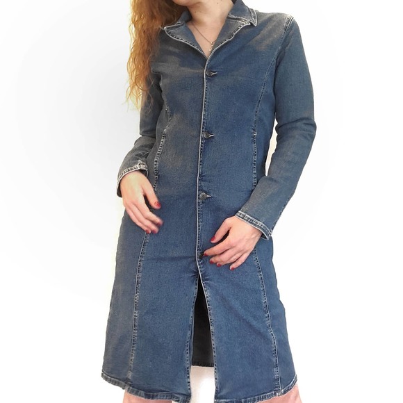 Vintage | Limited Too Denim Jacket Dress XXL - Picture 1 of 13